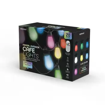 + Уличные светильники для кафе|разноцветные светодиодные гирлянды Изображение 2